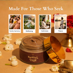 Deiveegaa Kasturi Tilak 50 g jar with gold lid for daily pooja